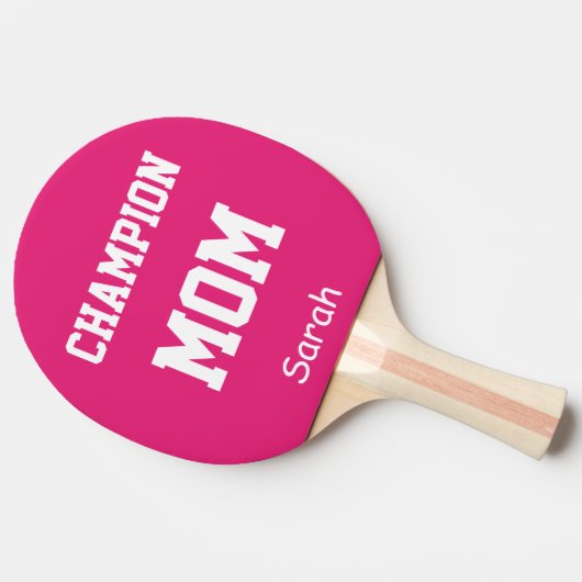 Champion Mam Name Persoonlijk Tafeltennisbatje (Zijkant)