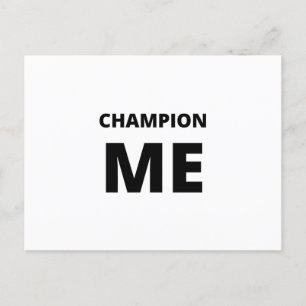 CHAMPION ME BRIEFKAART