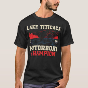 Champion meer Titicaca-motorboot T-shirt