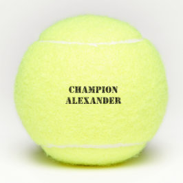 Champion met aanpasbare naam tennisballen
