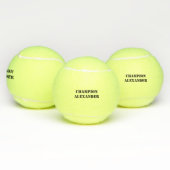 Champion met aanpasbare naam tennisballen (Multi)