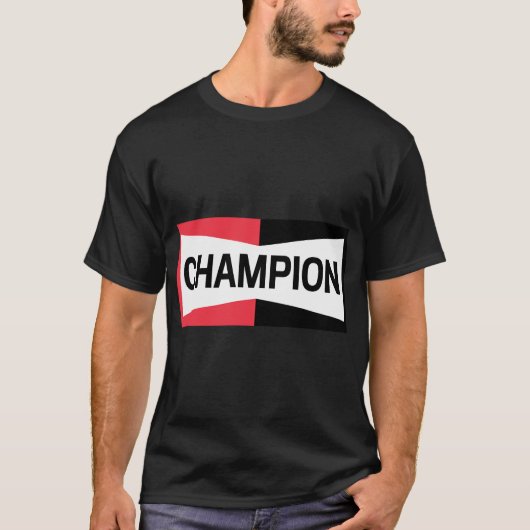 Champion Motor Sports Spark Plug T-shirt (Voorkant)