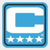 Champion Patch - CAR Blue Sticker (Voorkant)
