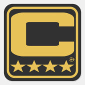 Champion Patch - Gold Sticker (Voorkant)