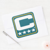 Champion Patch - JAX Blauwgroen Sticker (Envelop)