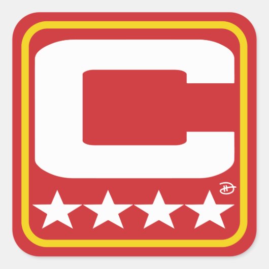 Champion Patch - KC Red Sticker (Voorkant)
