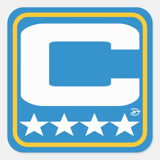 Champion Patch - LAC Powder Blue Sticker (Voorkant)