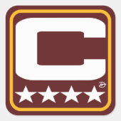 Champion Patch - WAS Burgundy Sticker (Voorkant)