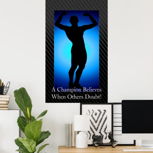 Champion Poster (Thuiskantoor)
