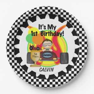 Champion Racing Car 1st Happy Birthday Paper Bord