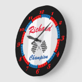 Champion Racing Wall Clock Grote Klok (Hoek)