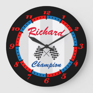 Champion Racing Wall Clock Grote Klok