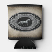 Champion Rodeo Beer Drink land Westerne riem Blikjeskoeler (Achterkant)