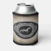 Champion Rodeo Beer Drink land Westerne riem Blikjeskoeler (Blikje Achterkant)