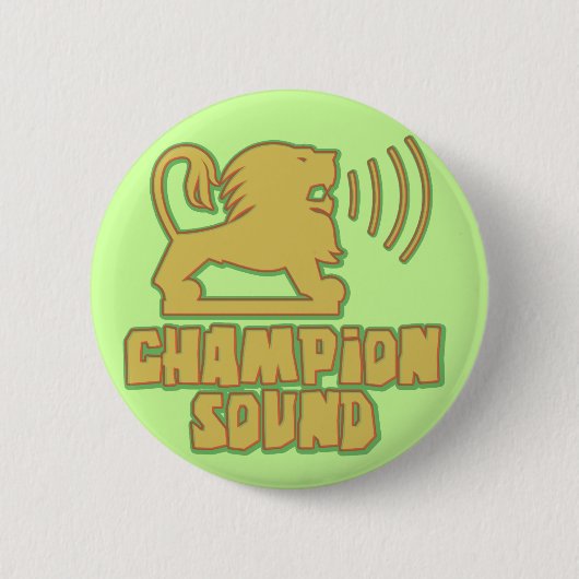Champion Sound Lion Ronde Button 5,7 Cm (Voorkant)