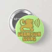 Champion Sound Lion Ronde Button 5,7 Cm (Voorkant /achterkant)