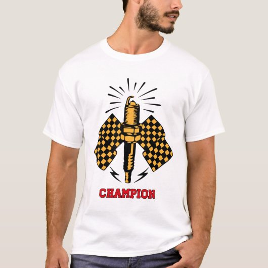champion spark plug t-shirt (Voorkant)