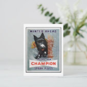 Champion Spark Plugs ad Briefkaart (Staand voorkant)