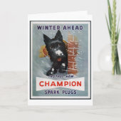 Champion Spark Plugs ad Kaart (Voorkant)