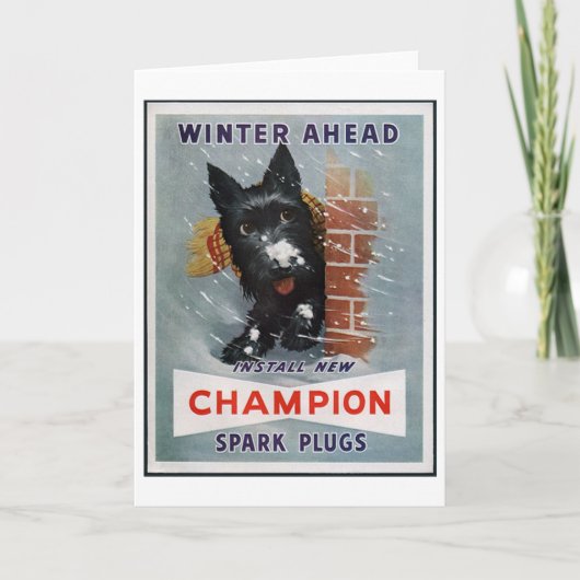 Champion Spark Plugs ad Kaart (Voorkant)
