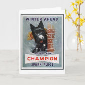 Champion Spark Plugs ad Kaart (Gele Bloem)