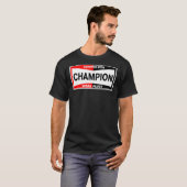 Champion Spark Plugs  Graphic Design Digita T-shirt (Voorkant volledig)