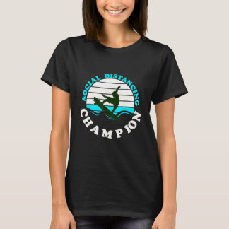 Champion Surfer, kampioen sociale vervorming T-shirt