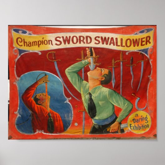 Champion Sword Swallower Poster (Voorkant)