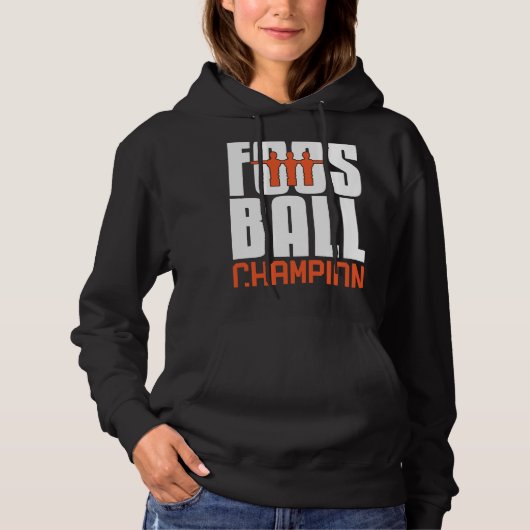 Champion Table Football Voetbalspeler Hoodie (Voorkant)