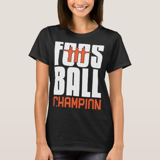 Champion Table Football Voetbalspeler T-shirt (Voorkant)