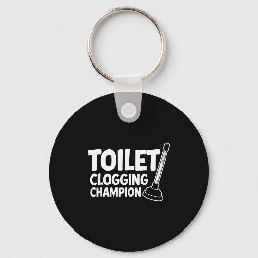 Champion Toilet Clogging World Sleutelhanger (Voorkant)