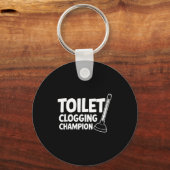 Champion Toilet Clogging World Sleutelhanger (Voorkant)