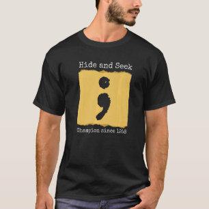 Champion verbergen en zoeken sinds 1958 t-shirt
