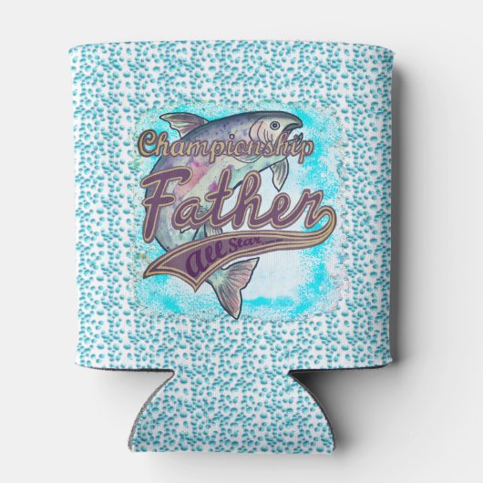 Champion Vissen vader Blikjeskoeler (Achterkant)