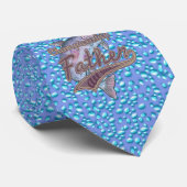 Champion Vissen vader Stropdas (Opgerold)