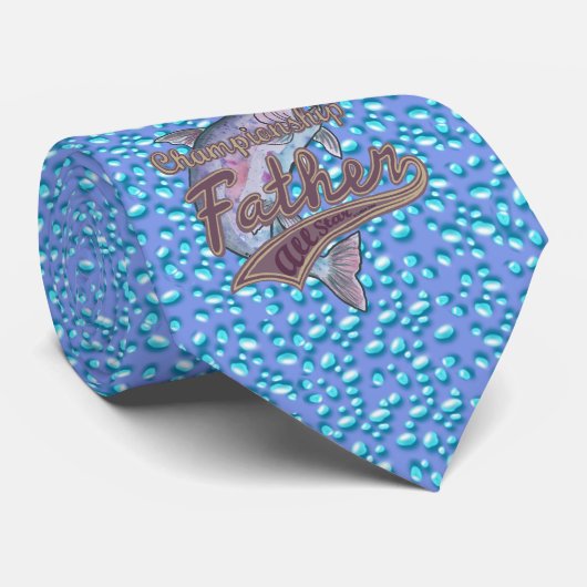 Champion Vissen vader Stropdas (Opgerold)