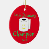 Champion voor sociale vervorming keramisch ornament (Rechts)