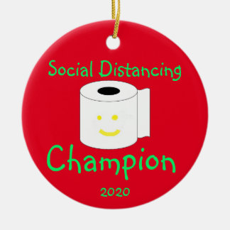 Champion voor sociale vervorming keramisch ornament
