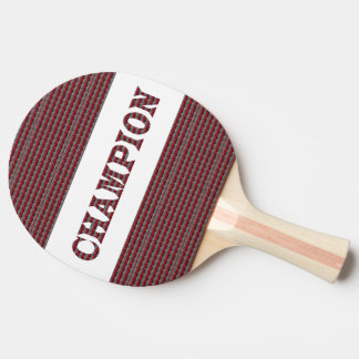 CHAMPION Zwarte Rubber Achterkant Ping Pong Paddle Tafeltennisbatje