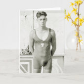 Champion zwemmen, jaren 20 kaart (Gele Bloem)