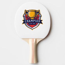 Champion's Choice: Gedrukte Ping Pong Paddle Tafeltennisbatje
