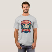 Champions League 2025 Baseball Victory Emblem T-shirt (Voorkant volledig)