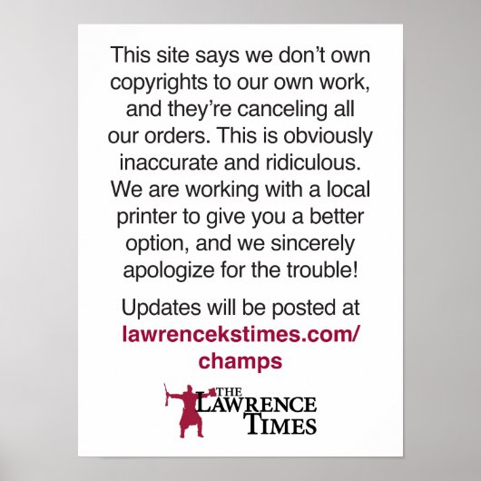 Champions Poster (Voorkant)