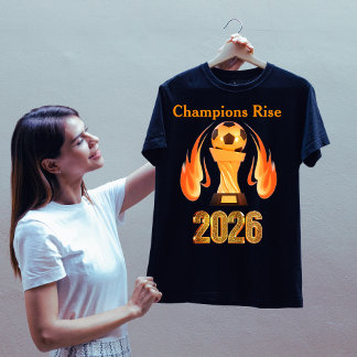 Champions Rise Dream in Gold T-shirt