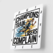 Champions Train losers klagen hardloper aan Vierkante Klok (Hoek)