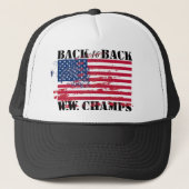 Champions uit de wereldoorlog trucker pet (Voorkant)