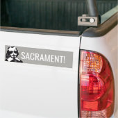 Champlain Hipster Québec sacrament -UW TEKST Bumpersticker (Op Truck)