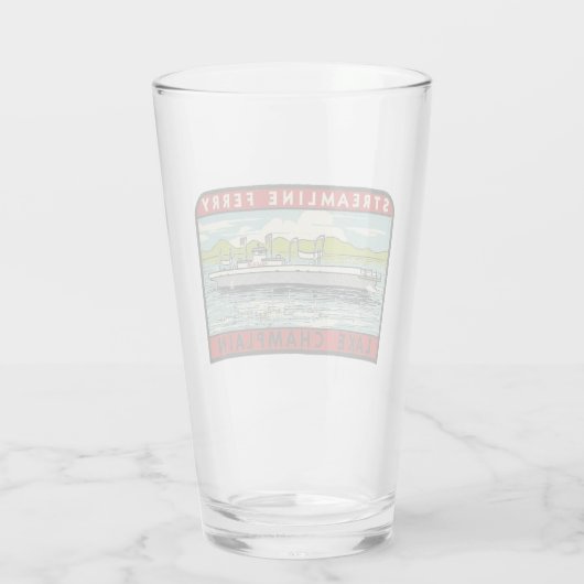 ChamPlain - Pint Glass Glas (Achterkant)