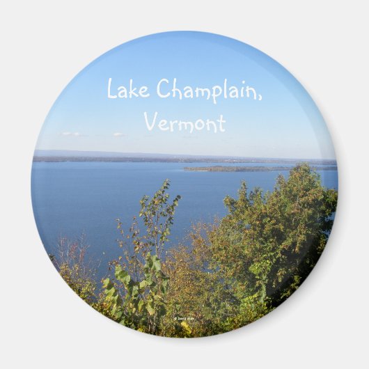Champlainmeer, Vermont Magneet (Voorkant)