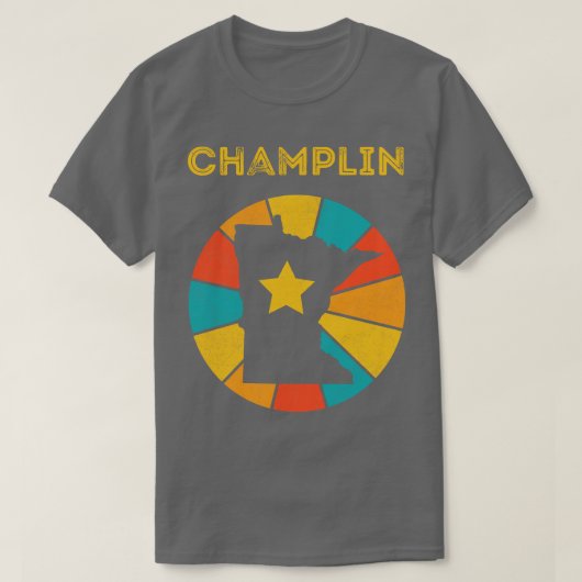 Champlin Minnesota  Verdrietig Souvenir 1 T-shirt (Design voorkant)